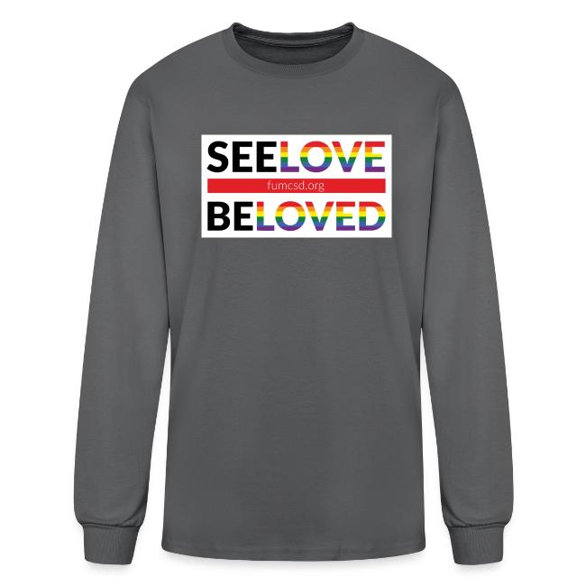 FUMCSD See Love, Be Loved: white design background