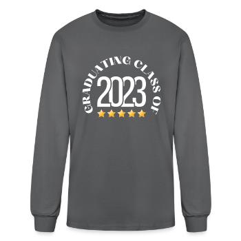 Graduating Class 2023 - Men's Long Sleeve T-Shirt - charcoal - Front