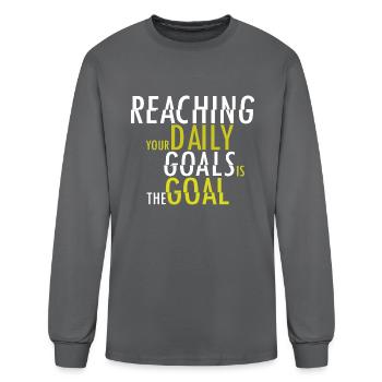 Road To Success Gift - Men's Long Sleeve T-Shirt - charcoal - Front