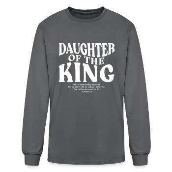 Daughter Of The King - Men's Long Sleeve T-Shirt - charcoal - Front