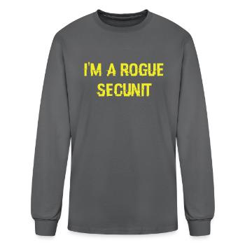 Murderbot Diaries I m A Rogue Secunit - Men's Long Sleeve T-Shirt - charcoal - Front