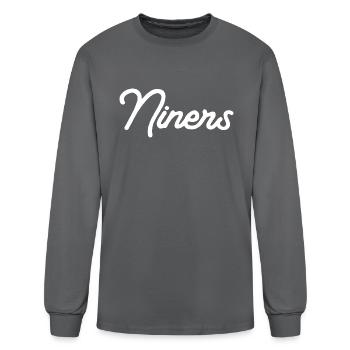 Niners - Men's Long Sleeve T-Shirt - charcoal - Front