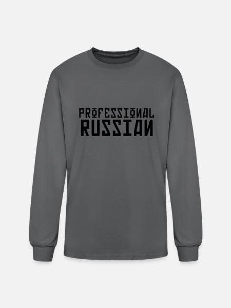 FPS Russia Professional Russian MP Long Sleeve Shi - Men's Long Sleeve T-Shirt - charcoal