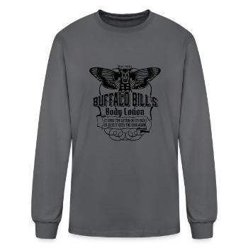 Buffalo Bill - Buffalo Bill's body lotion t - sh - Men's Long Sleeve T-Shirt - charcoal - Front