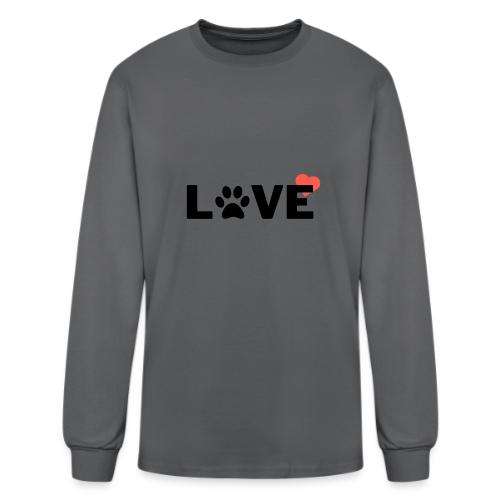 Paw Print Love - Men's Long Sleeve T-Shirt
