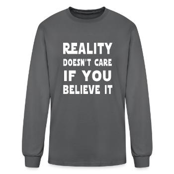 Star Wars Quote - Men's Long Sleeve T-Shirt - charcoal - Front