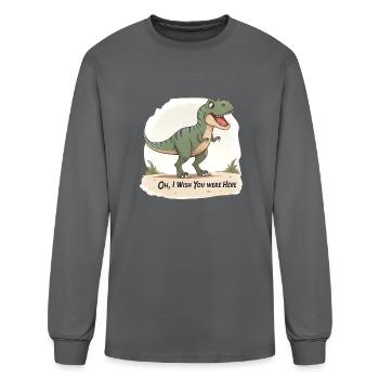 IMG 0854 - Men's Long Sleeve T-Shirt - charcoal - Front