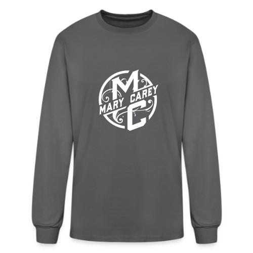 Mary Carey MC Logo - White - Men's Long Sleeve T-Shirt