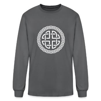 Celtic Knot - Men's Long Sleeve T-Shirt - charcoal - Front