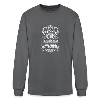 2012 - Men's Long Sleeve T-Shirt - charcoal - Front