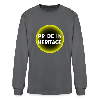 T-SHIRT Fierté Héritage - T-shirt à manches longues Homme - gris - Devant