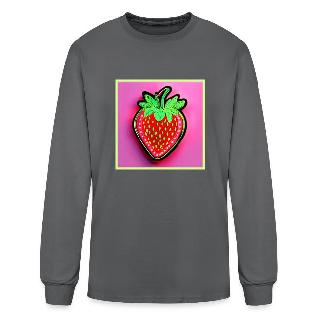 Vibrant Strawberry Neon Sign