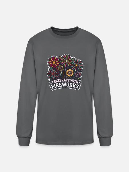 Lunar New Year Joy - Men's Long Sleeve T-Shirt - charcoal
