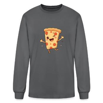 Tony Pepperoni - Men's Long Sleeve T-Shirt - charcoal - Front
