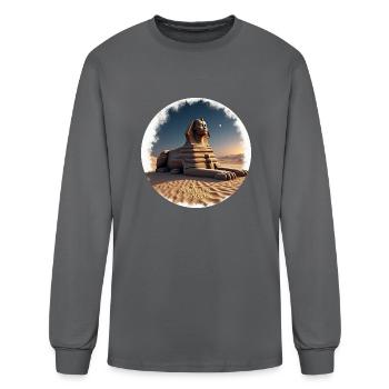Secrets of the Sphinx - Men's Long Sleeve T-Shirt - charcoal - Front
