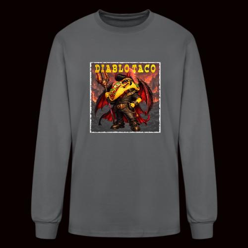 The Diablo Taco Spicy Demon Character - Men's Long Sleeve T-Shirt