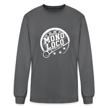 Mono Loco Antigua Guatemala - Men's Long Sleeve T-Shirt - charcoal - Front