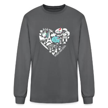 Kennedy High School - Men's Long Sleeve T-Shirt - charcoal - Front