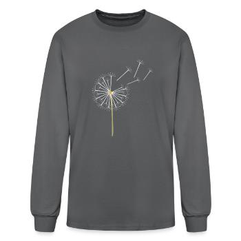 Dandelion - Men's Long Sleeve T-Shirt - charcoal - Front