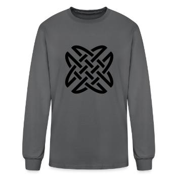 Celtic Knot - Men's Long Sleeve T-Shirt - charcoal - Front