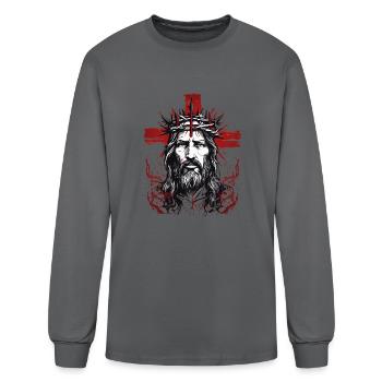 Forgiveness of Sins - Men's Long Sleeve T-Shirt - charcoal - Front