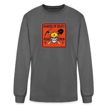 Shades of Death Road Crew - Men's Long Sleeve T-Shirt - charcoal - Front