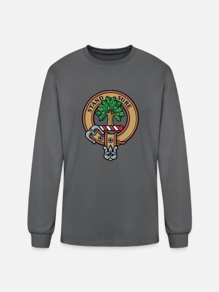 Clan Anderson Crest - Men's Long Sleeve T-Shirt - charcoal