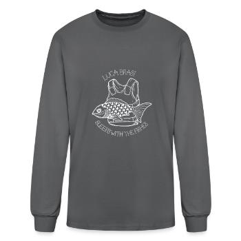 Lua Lua Yangku Rasa - Men's Long Sleeve T-Shirt - charcoal - Front