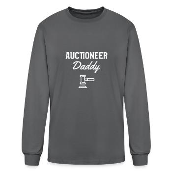 Auctioneer Daddy - Men's Long Sleeve T-Shirt - charcoal - Front