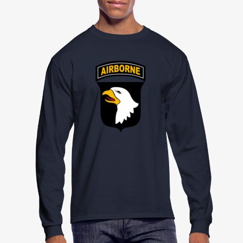 101st Airborne Division vintage patch - Men's Long Sleeve T-Shirt
