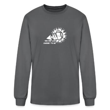 Iron Giant - Men's Long Sleeve T-Shirt - charcoal - Front