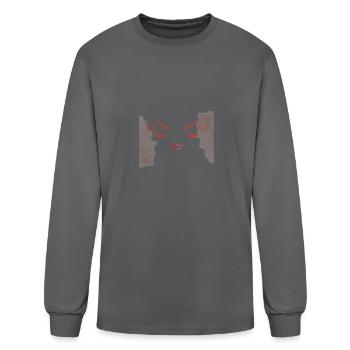 Be confident and proud - Motivation - Men's Long Sleeve T-Shirt - charcoal - Front
