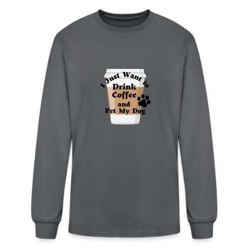 Coffee Dog - Men's Long Sleeve T-Shirt