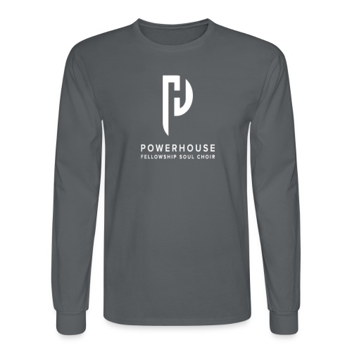 The Powerhouse Fellowship Soul Choir White Logo - Men's Long Sleeve T-Shirt