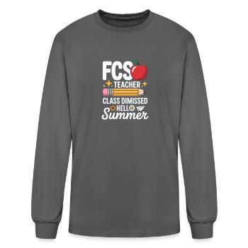 Family And Consumer Science Fcs Squad Hello - Men's Long Sleeve T-Shirt - charcoal - Front