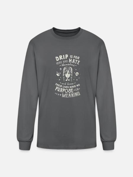 Quad Over Ice - Men's Long Sleeve T-Shirt - charcoal