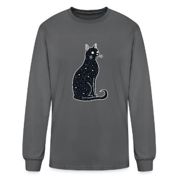 Cat Constellation - Men's Long Sleeve T-Shirt - charcoal - Front