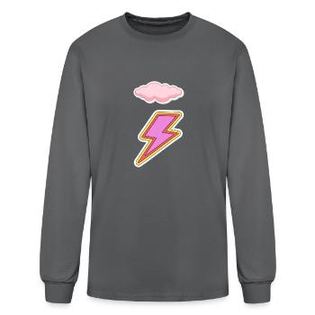 magic fog - Men's Long Sleeve T-Shirt - charcoal - Front
