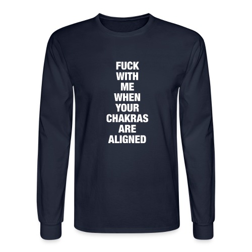 Chakras Aligned - Men's Long Sleeve T-Shirt