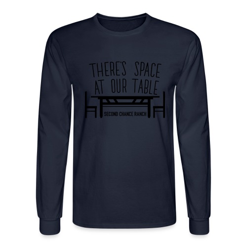 There's space at our table. - Men's Long Sleeve T-Shirt