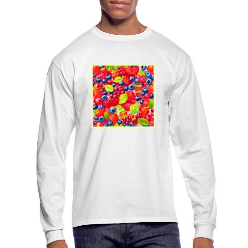 Colorful Berry Pattern - Men's Long Sleeve T-Shirt