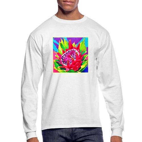 Neon Dragon Fruit Splendor - Men's Long Sleeve T-Shirt