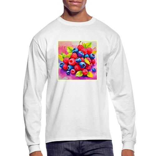 Colorful Berry Feast - Men's Long Sleeve T-Shirt