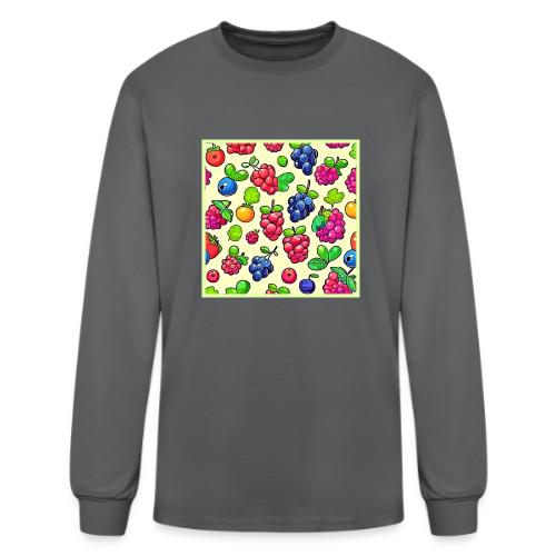 Berry Fruit Pattern Design - Men's Long Sleeve T-Shirt