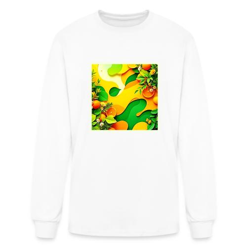 Fresh Citrus Summer Vibes Art - Men's Long Sleeve T-Shirt