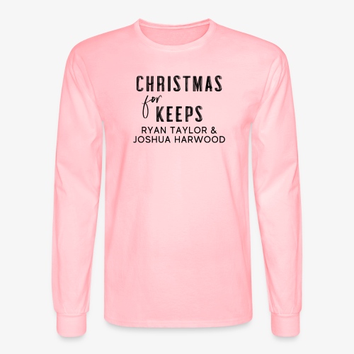 Christmas for Keeps Title Block - Black Font - Men's Long Sleeve T-Shirt