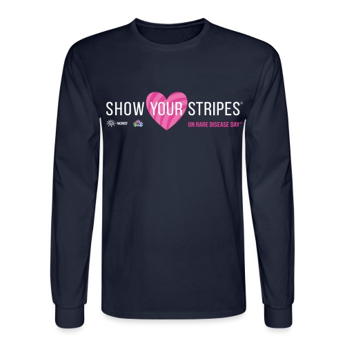 Show Your Stripes for Rare Disease Day! - Men's Long Sleeve T-Shirt