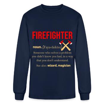Firefighter Emergency Call Fire Rescuer Tatütata - Men's Long Sleeve T-Shirt - navy - Front