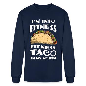 Taco Tuesday Torero Salsa Latino Mexican Nacho - Men's Long Sleeve T-Shirt - navy - Front