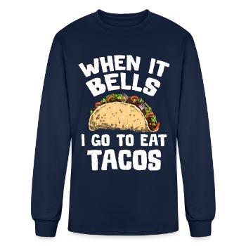 Taco Tuesday Torero Salsa Latino Mexican Nacho - Men's Long Sleeve T-Shirt - navy - Front